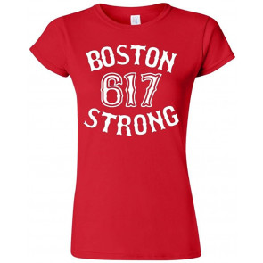 Boston Strong Red Junior T-Shirt