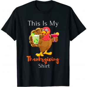 Bourbon Cocktail Drinking Turkey T-Shirt