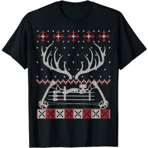 Bow Hunter Ugly Christmas  Archery Deer T-Shirt