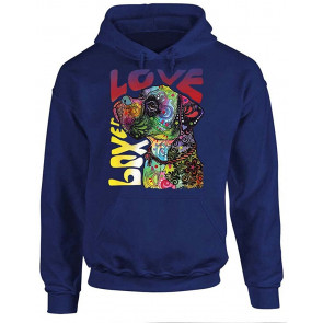 Boxer LUV - Dean Russo Dog Modern Art - T-Shirt