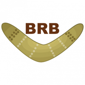 Brb Boomerang Funny Tee T-Shirt