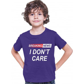 Breaking News I Don't Care T-Shirt