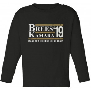 Brees Kamara New Orleans Great Again 19 Little Kids Toddler T-Shirt