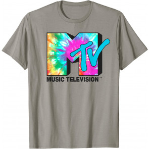 Bright Rainbow Tie Dye Logo T-Shirt