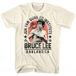 Bruce Lee Chinese Martial Arts Icon Jun Fan Gung Fu Institute T-Shirt