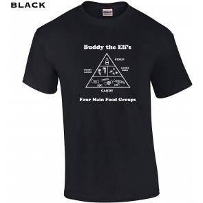 Buddy Elf Food Groups T-Shirt