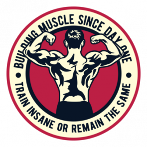 Building Muscle Since Day One Train Insane Or Remain The Same Exercise Working Out Tshirt