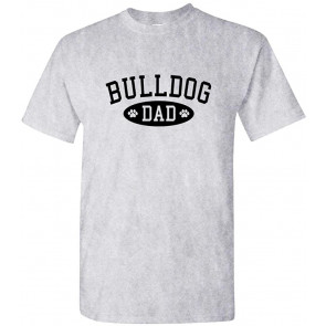 Bulldog DAD - Dog Canine Rescue Pet Lover T-Shirt
