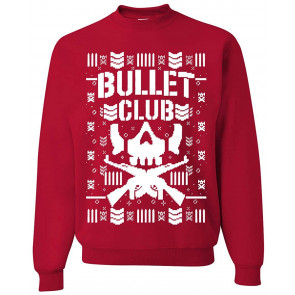 Bullet Club Wrestling Bone Soldier Ugly Christmas  T-Shirt