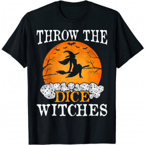 Bunco Throw The Dice Witches Bunco Game Lover Halloween T-Shirt