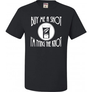 Buy Me A Shot I'm Tying The Knot Bachelor(ette) Party T-Shirt