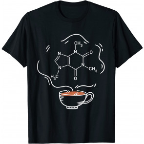 Caffeine Molecule Barista T-Shirt