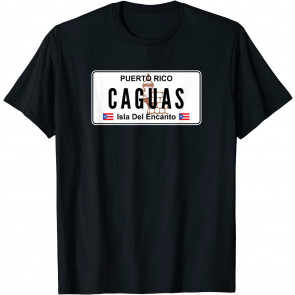 CAGUAS - PUERTO RICO PUERTO RICAN PRIDE BORICUA PLATE T-Shirt