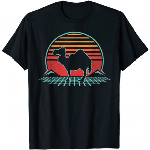 Camel Retro Vintage 80s Style Animal Lover Gift T-Shirt