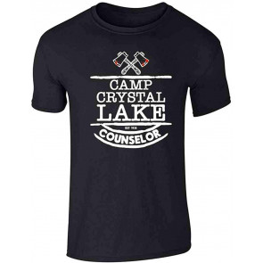 Camp Crystal Lake Counselor Staff Horror Cosplay T-Shirt