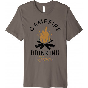 Campfire Drinking Team Camp Lovers Scout Camper T-Shirt