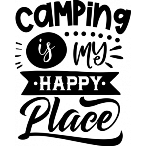 Camping Is My Happy Place T-Shirt