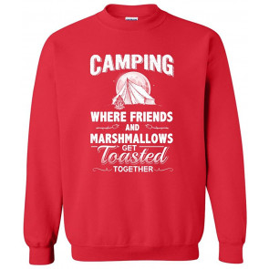 Camping Where Friends And Marshmallows Get Toasted Together DT T-Shirt