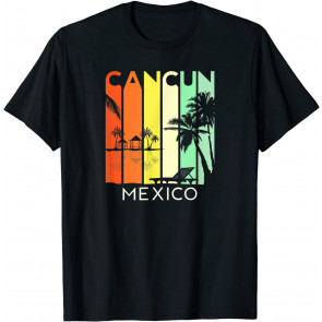 Cancun Mexico Retro Mexican Vacation Summer Trip 2021 Tulum T-Shirt