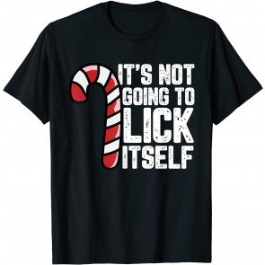Candy Cane Inappropriate Humor T-Shirt