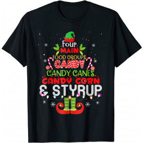 Candy Canes Candy Corn Styrup T-Shirt