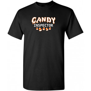Candy Inspector Halloween Humor T-Shirt