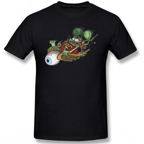 Cartoon Rat Fink Man T-Shirt