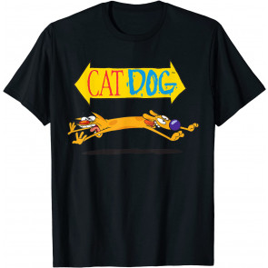 Cat Dog On Couch T-Shirt