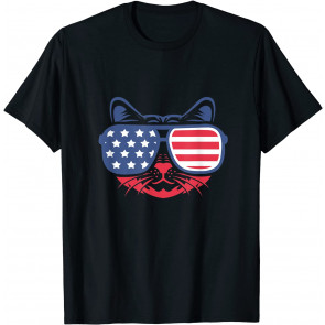 Cat Patriotic T-Shirt