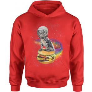 Cat Riding A Hamburger T-Shirt