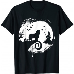 Cavalier King Charles Spaniel Halloween Costume Creepy T-Shirt