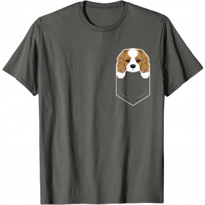Cavalier King Charles Spaniel In My Pocket Cute Dog T-Shirt