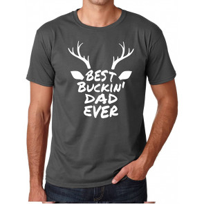 CBTWear Best Buckin' Dad Ever Deer Unting Dad Gift, Deer T-Shirt