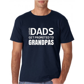 CBTWear Great Dads Get Promoted To Grandpas Baby Announcement Gift Idea Fathers Day Men's T-Shirt
