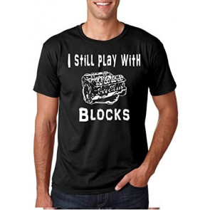 CBTWear I Still Play With Blocks - Mechanic Engine Block T-Shirt