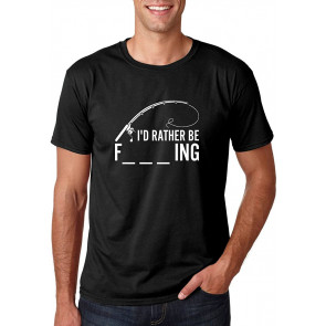 CBTWear I'd Rather Be Fishing - Fisherman Fish T-Shirt