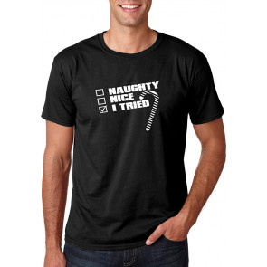 CBTWear Naughty, Nice, I Tried - T-Shirt