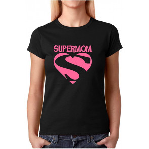 CBTWear Super Mom - Breast Cancer Awareness - Mothers Day Apparel Gift T-Shirt