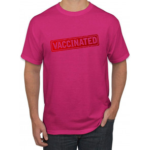 Certified Vaccinated Red Stamp Humor T-Shirt