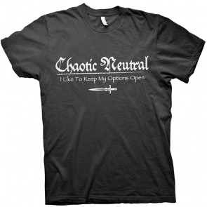 Chaotic Neutral Characters Alignment T-Shirt