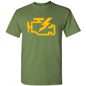 Check Engine Light Mechanic Auto Repair T-Shirt