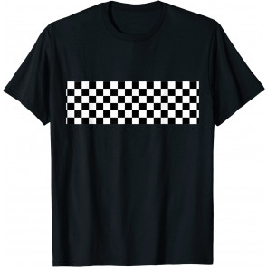 Checkered Checker Black & White T-Shirt