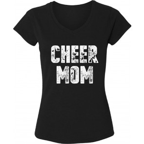 Cheer Mom V-Neck  T-Shirt