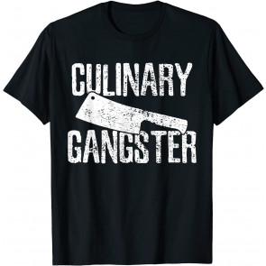 Chef Cook Cooking Culinary Gangster Vintage T-Shirt