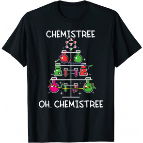 Chemistree Ugly Christmas Tree  Chemistry Science Pun T-Shirt