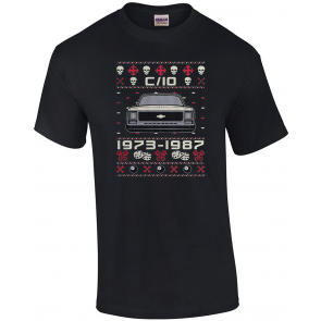 73-87 Chevy C10 Square Body - Ugly Christmas  T-Shirt