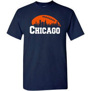 Chicago Football Skyline T-Shirt