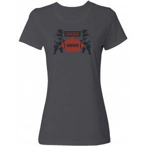 Chicago Football Vintage Established 1920 Ladies Crewneck T-Shirt
