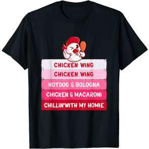 Chicken Wing Chicken Wing Hotdog And Bologna T-Shirt