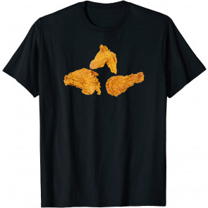 Chicken Wing Costume Halloween Fried Breast Drumsticks Woman T-Shirt
